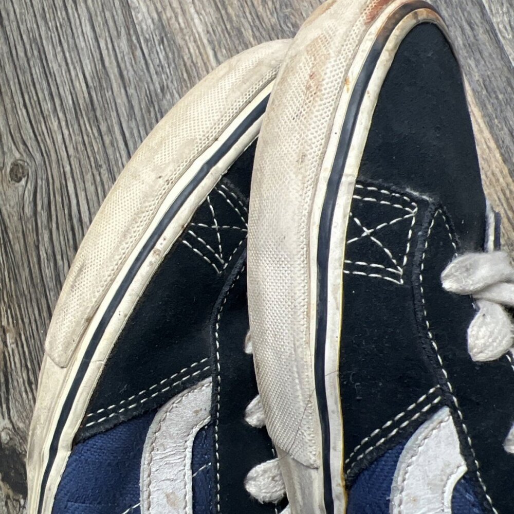 Vans Skate Shoe Blue Chunky Fat Tongue Skateboard La Criptados Mens 11 - Picture 7 of 10